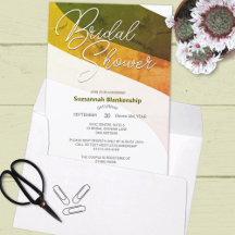 Rustic Forest Green Gold Cream Horizontal Streams