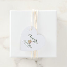 Rustic Forest Greenery Wedding Favor Tags