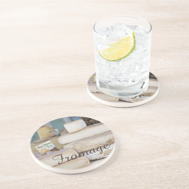 Rustic French Cheese Selection Coaster (Side)