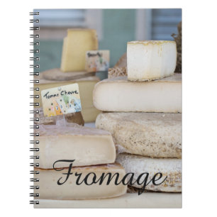 Rustic French Cheese Selection Notebook
