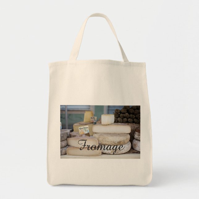 Rustic French Cheese Selection Tote Bag (Front)