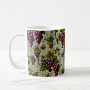 Rustic French Country Vineyard Grapevine Art Coffee Mug