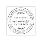 Rustic Future Mr Mrs Round Return Address