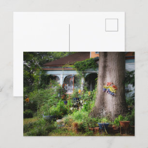 RUSTIC GARDEN Postcard