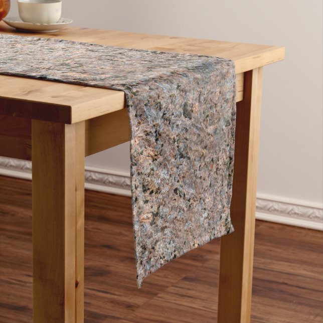Rustic Geology Rock Texture Medium Table Runner (In Situ)