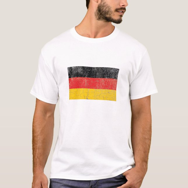 Rustic German Flag T-Shirt (Front)