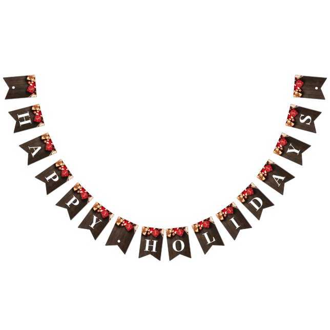 Rustic Gift Box, Christmas Party Bunting (All)