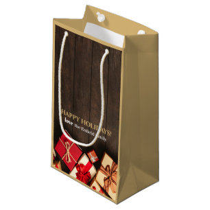 Rustic Gift Box, Christmas Small Gift Bag