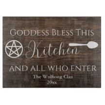 Rustic Goddess Bless Pagan Witch 