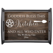 Rustic Goddess Bless Pagan Witch 
