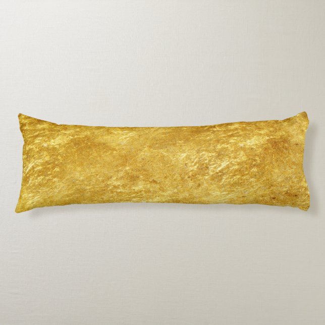 Rustic Gold Digital Print Body Cushion (Front)