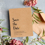 Rustic Gold Heart Script Save the Date Definition Announcement Postcard<br><div class="desc">A chic and unique way to define your save the date invitation details on this modern,  creative design. Designed by Thisisnotme©</div>