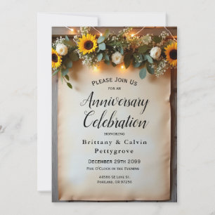 Rustic Golden Hour Gatherings Invitation