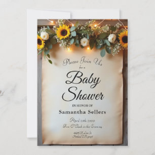 Rustic Golden Hour Gatherings Invitation