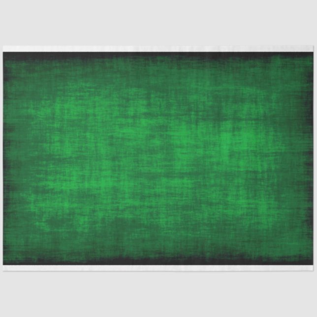 Rustic Green Texture Background lg Decoupage Tissue Paper (Front)