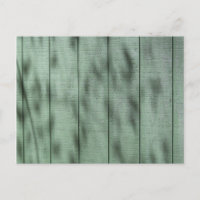 Rustic Green Wood Wall with Dappled Shadows/Light