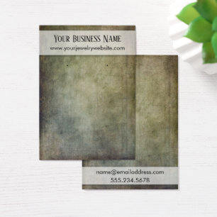 Rustic Green Yellow Earring Holder Display Cards