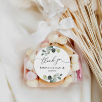 Rustic Greenery Eucalyptus Personalised Thank You