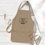 Rustic Grillmaster Father's Day Dad Standard Apron<br><div class="desc">Elevate his grilling game with the Modern Grillmaster Personalised Men's Apron! Featuring sleek, contemporary design, this apron is customised with his name and photo for a personal touch. Made with durable, high-quality fabric, it’s both stylish and practical, offering full coverage to protect against spills and splashes. Perfect for BBQ enthusiasts,...</div>