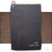 Rustic Grunge Concrete Black Silver Name