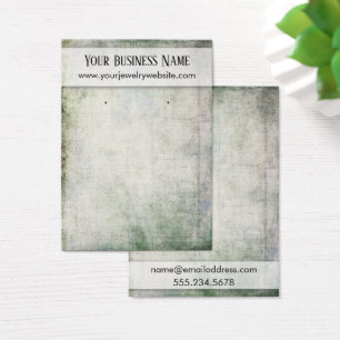 Rustic Grunge Earring Holder Display Cards