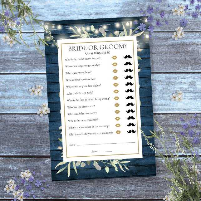 Rustic Guess Who Greenery Bridal Shower Game (Rustic Guess Who Greenery Bridal Shower Game
)