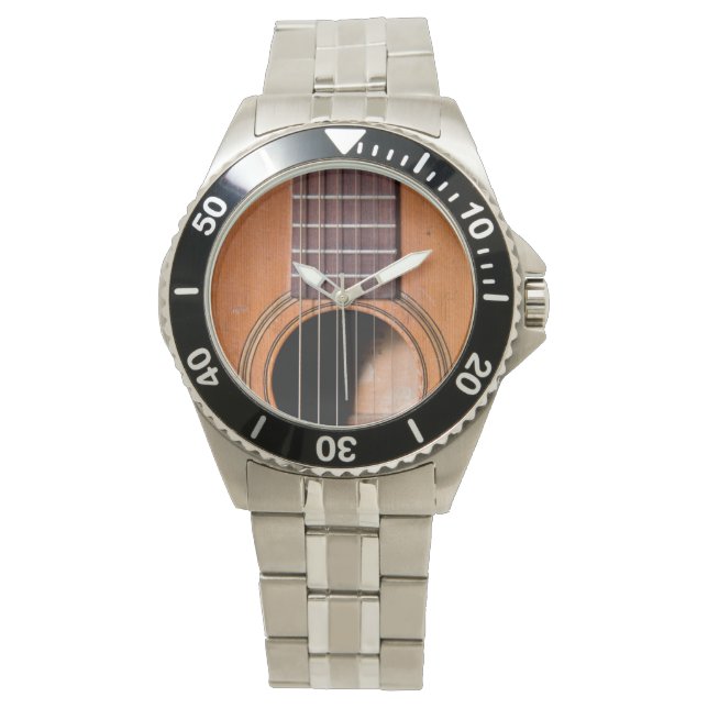 Rustic guitar watch (Front)