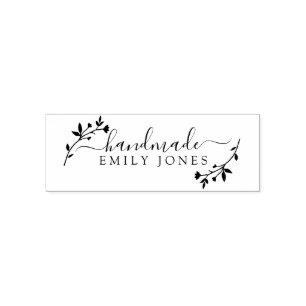 Rustic Handmade Business Self-inking Stamp