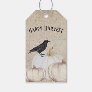 Rustic Happy Harvest  Gift Tags