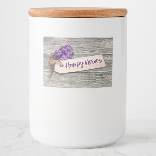 Rustic Happy Norooz Hyacinth - Food Label (Front)