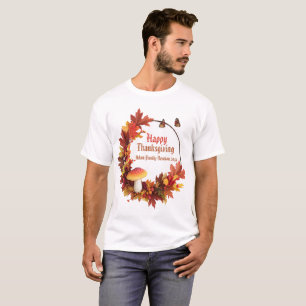 Rustic Happy Thanksgiving T-Shirt