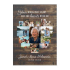 Rustic Heart | 15 Photo Collage Memorial Plaque