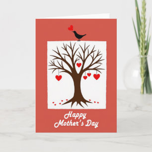 Rustic Heart Tree Love Card