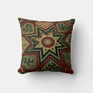'Rustic Hearts' Throw Pillow