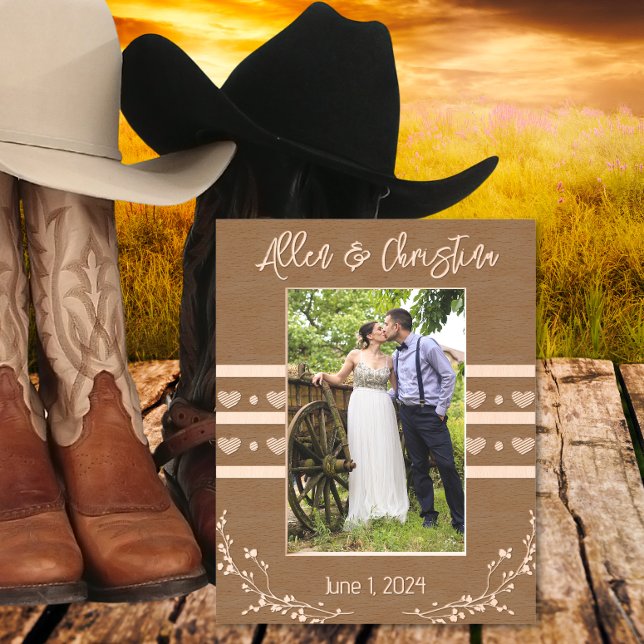 Rustic Hearts Wedding Etched Frames (Creator Uploaded)