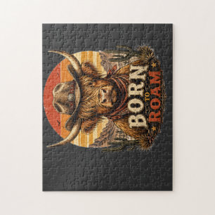 Rustic Highland Cow Coffee Mug Country Western G Jigsaw Puzzle