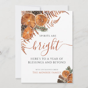 Rustic Holiday Nature Inspired Card