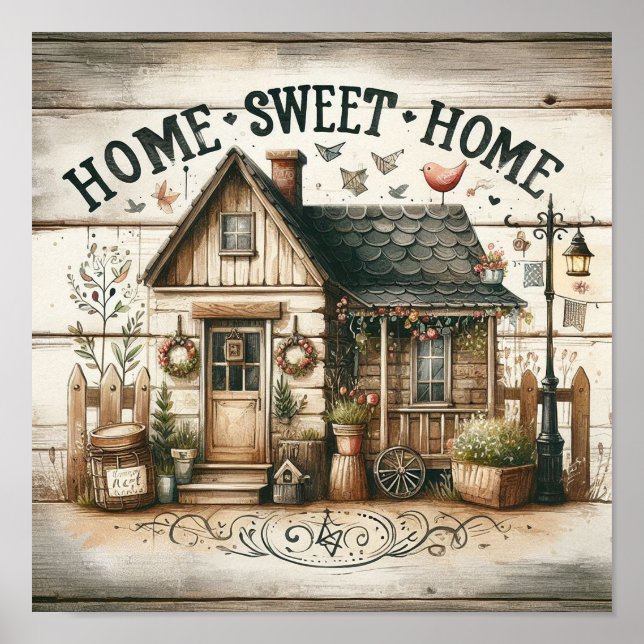 Rustic Home Sweet Home 2 Poster (Front)