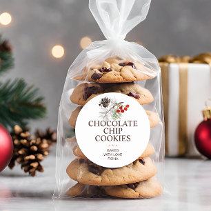 Rustic Homemade Baked Goods Classic Round Sticker