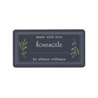 Rustic Homemade Baked Goods Jam Canning Dark Blue