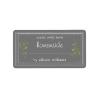 Rustic Homemade Baked Goods Jam Canning Grey