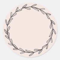 Rustic Homemade Jam Can blush Pink write on