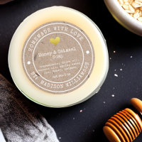 Rustic Homemade with Love Soap Label | ingredients