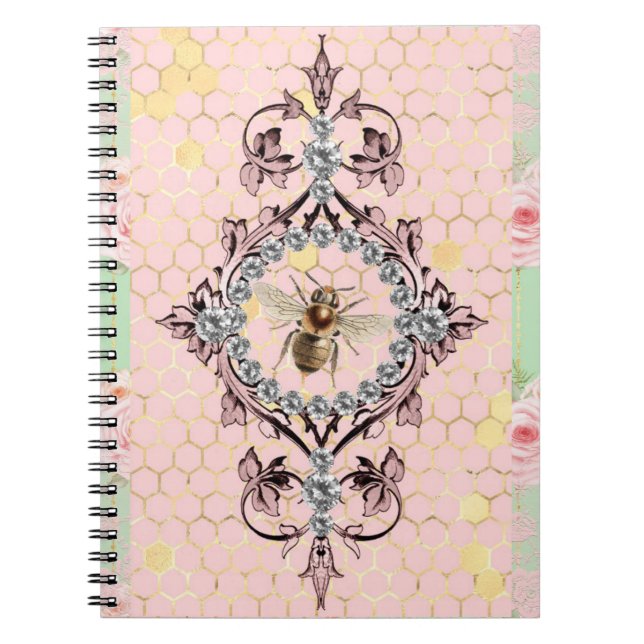 Rustic Honeybee Notebook (Front)