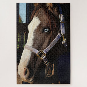 Rustic Horse Photography Puzzle- Original Photo Jigsaw Puzzle