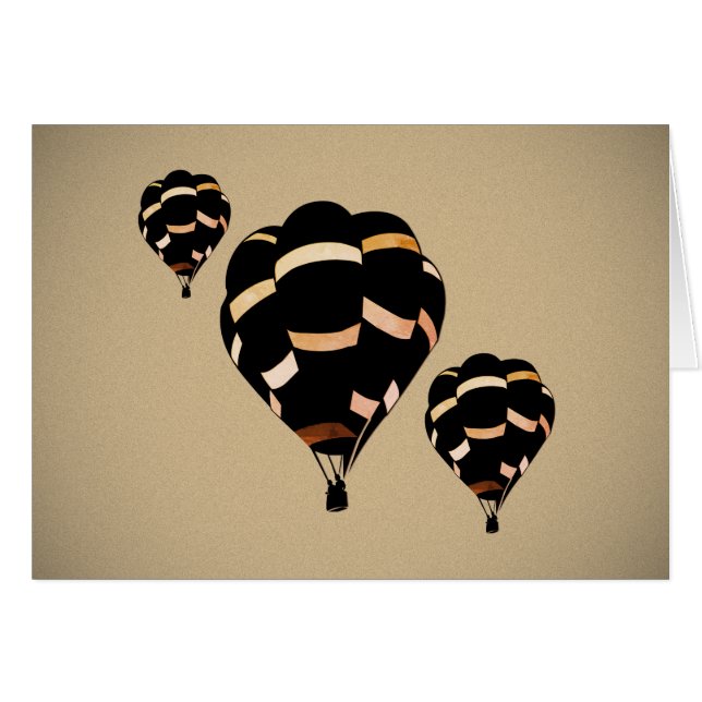 Rustic Hot Air Balloons (Front Horizontal)