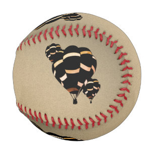 Rustic Hot Air Balloons Baseball