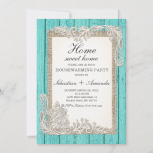 Rustic House Warming Invitation Template