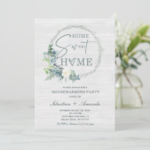 Rustic House Warming Invitation Template