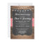 Rustic Housewarming Red Gingham Chalk Invite